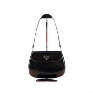 프라다 [프라다] [중고명품] 클레오 브러시드 레더 여성 숄더백 블랙 1BD311 ZO6 F0002