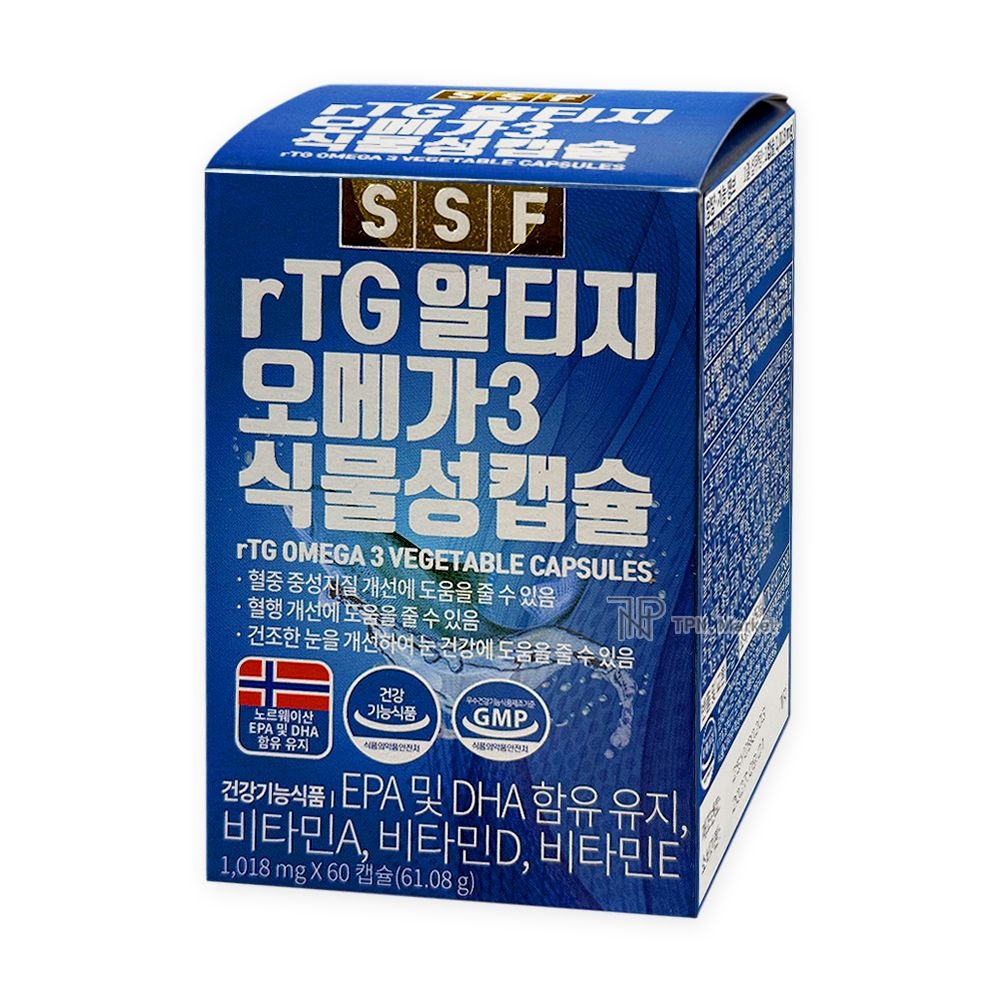 rTG 알티지 오메가3 식물성캡슐