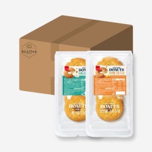 삼립 간식 빵 오븐에구운 도넛 2종세트 도넛 200g 생크림도넛 200g