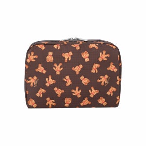 레스포색 테디베어 원더랜드 엑스트라 라지 렉탱귤러 코스메틱 파우치 7121.HE52