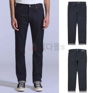 리바이스 블루탭 511 셀비지 데님 팬츠 MIJ 슬림핏 다크 인디고 A58760005