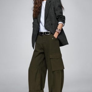 [국내배송]자라 ZARA ZW 컬렉션 카고 팬츠 - 카키907451