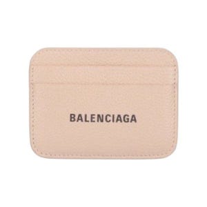 발렌시아가 캐쉬 카드 홀더 베이지 블랙 593812 1IZI3 2761 로고 프린트 캐시 WARM BEIGE 148391919