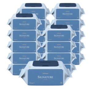 베베숲 시그니처 위드 블루 아기물티슈 캡형 70매, 20개