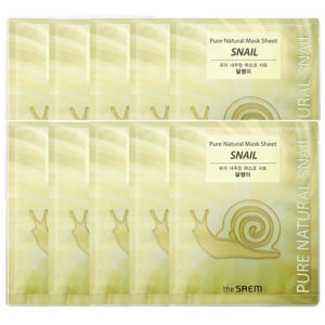 더샘 5+5 퓨어 내추럴 마스크 시트 달팽이 809466
