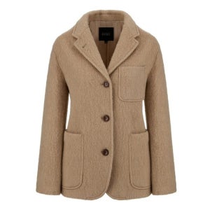 바니스뉴욕 25FW 카니 헤어리 알파카 재킷 코트