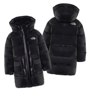 [매장판] 노스페이스 키즈 롱패딩 여아 점퍼 걸즈 레이나 다운 코트 블랙 NC1DR58S