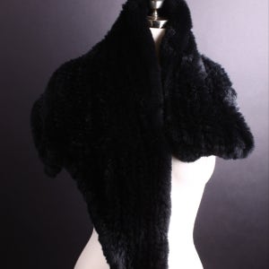 매일 두르고 싶은,블랙 끼움식 렉스 넥워머 목도리 머플, F. JaㅇIn (장인을 위하여)