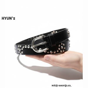 아워 레가시 브라이들 가죽 벨트 스타 폴 블랙 남녀공용