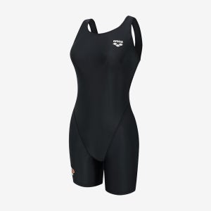 아레나 플레이팝 3부 U백 블랙 [A5FL1PL31(BLK) 여자 실내수영복]