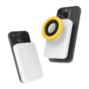 [리큐엠] 맥세이프 보조배터리 5000mAh 양면부착 고속 무선충전