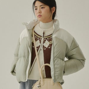 [커버낫 우먼] RDS 우먼 씨빅 숏 푸퍼 Sage Green CO2404DP70SG