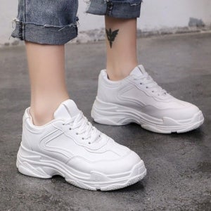 데일리 짝꿍닷컴 여자신발 스니커즈 D8800 단화 화이트 슬립온 키높이