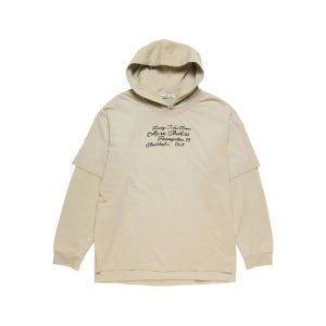 아크네스튜디오 25FW 아크네 스튜디오 후드 티셔츠 AI0177DQZ BEIGE DOM