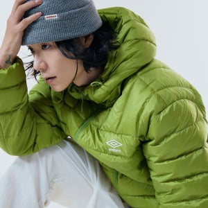[엄브로] 페더플렉스 경량 후드형 다운 자켓 그린(UQ321CDJ95)