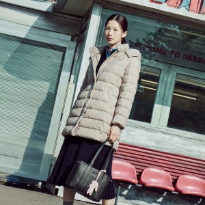 [라코스테공식] 여성 슬림핏 후드탈착 중힙 다운 BF545E-55N 02S