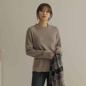 [MADE] 메든 베이직 물결 하프 폴라 T