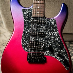 James Tyler JTG Series MK1 SSH-Jimburst Metallic w/Rosewood FB, Matching Headstock, Black HW, Midboo