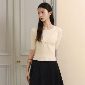 [롯데백화점] 잇미샤 [25 S/S] 뷔스티에 레이어드 니트 탑 ITP4ZPO800 LE1219081292