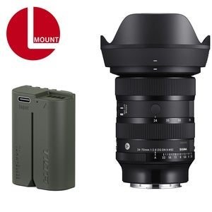 시그마 24-70mm F2.8 DG DN II Art L 마운트 + 틸타 BLK22 배터리
