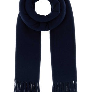 메종키츠네  네이비 블루 울 스카프 PM06201WB0044 0413