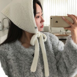 반다나/두건 [당일출고][MADE/울함유]베니 니트 커치프