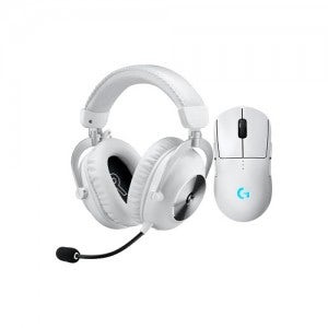 로지텍 PRO 2 LIGHTSPEED + PRO X 2 무선 마우스 헤드셋 세트 (화이트)