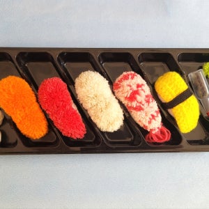 [재미있는 선물] 맛있는 생선초밥 5p 세트, 하뚜랄라