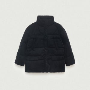 [더바넷] Aube Goose Down Velvet Jacket TB2FWFPD303-BK