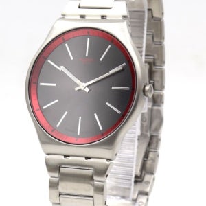 S시계 [세금포함] [정품] 스위스 피부 울트라 Thin RED GRAPHITE Men 스틸 시계 42mm SS07S129G 210 패션시계 명품시계 손목시