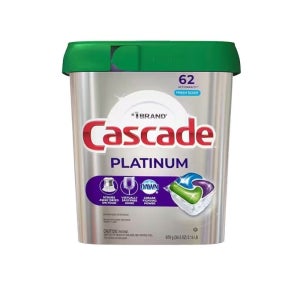캐스케이드 플래티넘 식기세척기 세제 프레시향 62팩