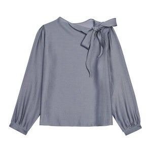 JJ지고트 시스루 타이 긴팔 블라우스 N0BL821 1323853