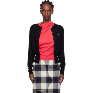 비비안웨스트우드 블랙 베아 가디건 252314F095009