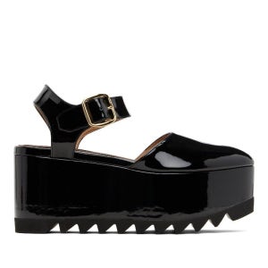 스텔라맥카트니 스텔라매카트니 블랙 엘리즈 페이턴트 플랫폼 샌들 252471F124003