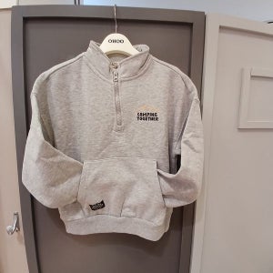 오후 [보리보리]하프 집업 카라 맨투맨 OHMA23T03