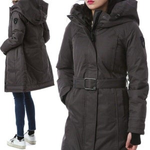 노비스 [노비스] [명품] ASTRID 벨티드 볼륨후드 롱 패딩ASTRID GREY
