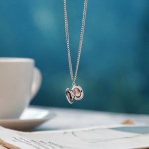 심플 타원 사진 로켓 목걸이 (MINI SIZE), 마이메모리즈