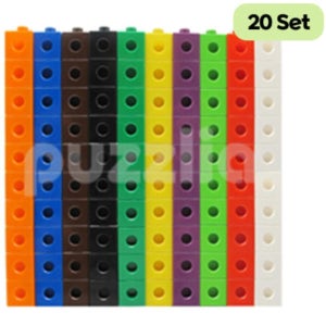 사고력발달 수연산 놀이 연결 수막대 랭킹큐브 20인 학습세트 뇌과학 블록