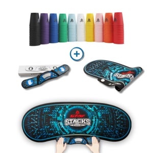 기니디샵 스타 스택스 타이머+매트+국내생산 스택스컵12P 세트