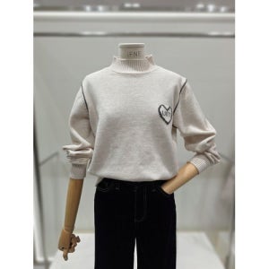 [이프네][이프네]하트 반넥 니트(DP8CKP13)_DP8CKP13 [갤러리아 타임월드]