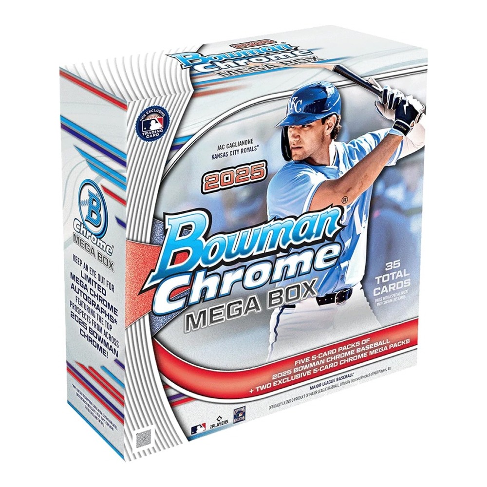 Topps Bowman Chrome 2025 메이저리그 야구 트레이딩 크롬 카드 메가박스