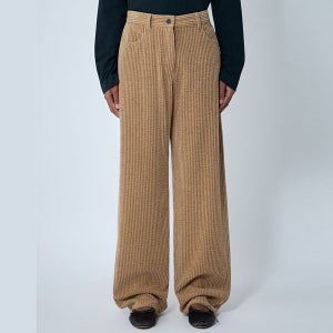 더로우 클레어 팬츠 베이지 10367 W4018 ANI 26 FW Clair 리브드 코듀로이 와이드 148494642