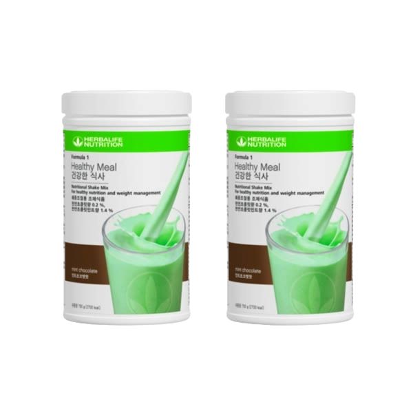 <b>허벌라이프</b> 단잭빌 쉐이크 포뮬러1 포뮬라1 민트 750g 2박스  <b>허벌라이프</b> 단백질 쉐이크 민트 750g 2개