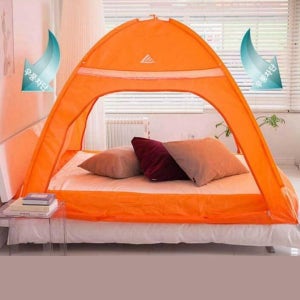 [제이제이토탈샵] 단열 방풍 난방용품 따뜻하게 난방텐트 추운 방한 양문 겨울 사용하는 우풍 1-2인용_WD36B8A