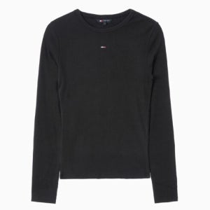 타미진 여성 슬림 립 롱 슬리브 T32F6TTO03TWT1