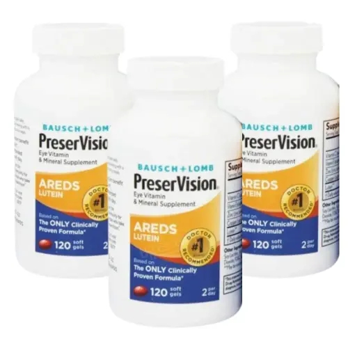 바슈룸 프리저비전 아레즈 <b>AREDS 루테인</b> 120정 3개