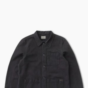 누디진 바니 워커 자켓 블랙 데님 Barney Worker Jacket Black 160676 black