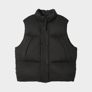 [러프사이드] Field Down Vest Dark Brown