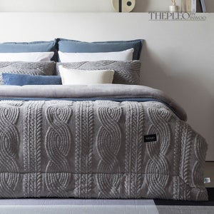 [더플레오] 단잠 니트극세사 베딩세트+멀티담요/SS TV상품