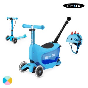 [롯데백화점] 마이크로킥보드 미니 투고 플러스 LED + 공룡 헬멧 세트 LE1218272135